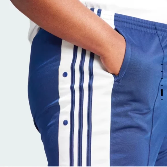 Adidas | 2 Pair Women's Snap Away Track Pants | 1 Blue 1 Purple | Plus Size 4X - Picture 4 of 14